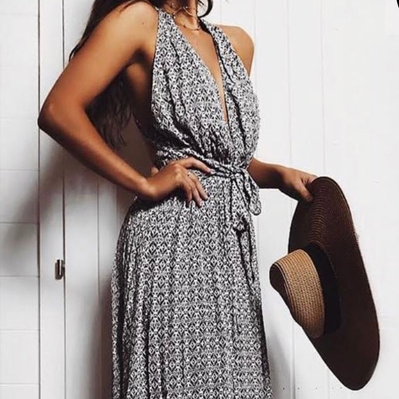 Long multi-style tie maxi - Picture 4 of 6